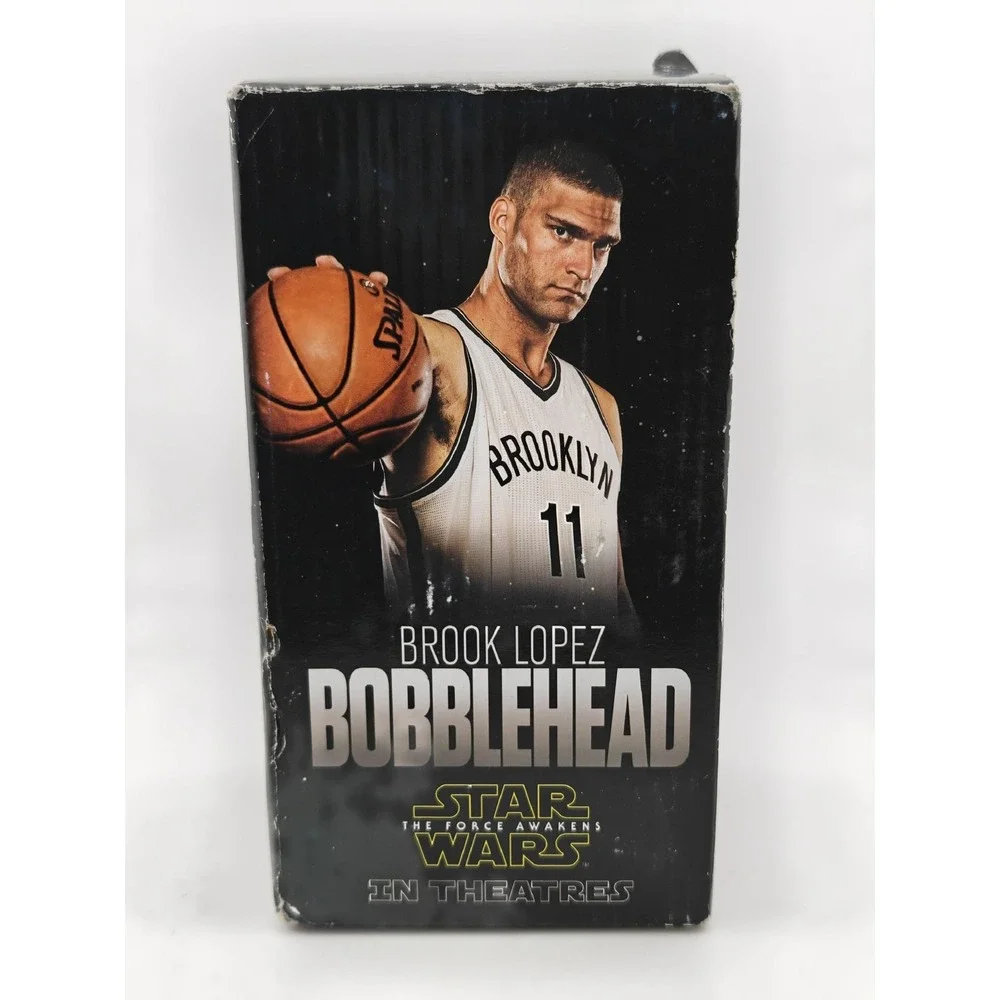 Brook Lopez Star Wars Brooklyn Nets Bobblehead Figurine Multi-Color NBA 2016 New